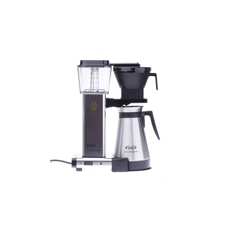 Moccamaster KBGT 741 Aluminum Polished Silver Filter Coffee Machine
