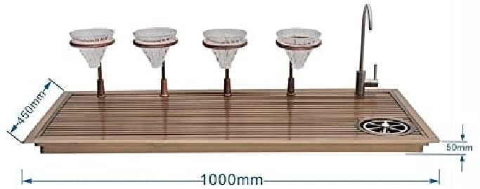 Buy Coffee rinser tray set 4x dripper in Saudi Arabia, Khobar 2