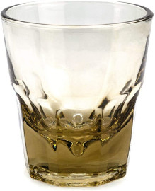 Buy Coffee Cup Cortado Glass Cup 133 Gold in Saudi Arabia