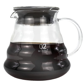 Buy MIBRU V60 Coffee Server Coffee Pot Glass Server 600ML 02 in 2