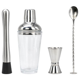 MIBRU Milk Tea Cocktail Drink Shaker Glass 470ML Mixing Cup And More Drink Making Tool