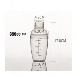 MIBRU Coffee transparent Shaker 350ML 2