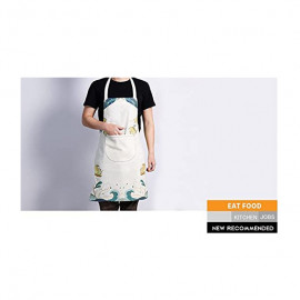 MIBRU Fabric Barista Jeans Adjustable Apron with 1 Pockets Big multi color for Women and Men Chef Barista Bartender Cooking Bist 2