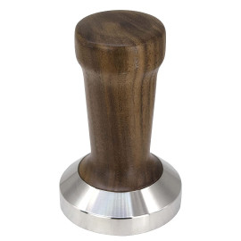 MIBRU Coffee Tamper Wooden Coffee Espresso Handle Tamping Stainless Steel Barista Presser Portafilter 58MM 2