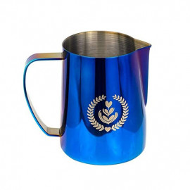Buy MIBRU Coffee Milk Pitcher 600ML With Logo Blue in Saudi