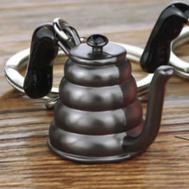 MIBRU Coffee keychain drip pot black
