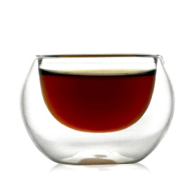 Buy Double Wall Glass Cup For Latte, Espresso, Cappuccino 40ml