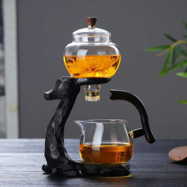 MIBRU Coffee Tea Herbal Drinks Glass Dispenser Deer Shape 2