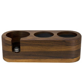 MIBRU Coffee Tamping Base Dark Wooden Suitable for specialty coffee and espresso making 51MM 53MM 54MM 2