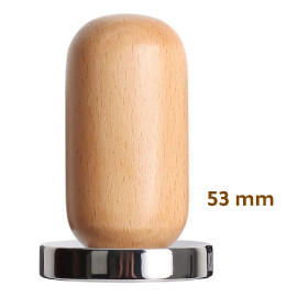 MIBRU Coffee Machine Espresso Tamper 54mm Thick Wooden Handle Palm Powder Bean Compatible Replacement Part Breville 2