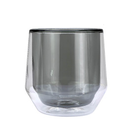 MIBRU Coffee Vaccum Glass Cup 170ML Grey