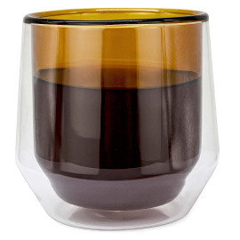 MIBRU Coffee Vaccum Glass Cup 170ML Gold 2