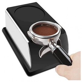 MIBRU Stainless Steel Silicone Espresso Coffee Tamper Stand Barista Tool Tamping Holder Rack Shelf Coffee Machine Tool