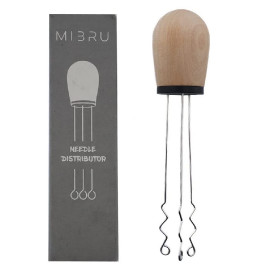 MIBRU Coffee Needle Zigzag Pen size Design with Tamper 58mm, 53mm, 51mm Distributor Leveler Tool Conglomerate Type Professional  2