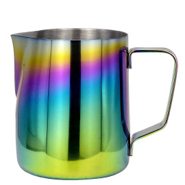 Milk Frothing Pitcher Jug Latte Art Cup Barista Kitchen Home Espresso Steaming Coffee Pitcher 350ml Aurora 2