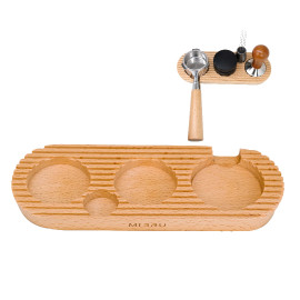 Buy Coffee wooden slim tamping and accessories base 58mm in