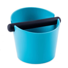 MIBRU Coffee Knock Box Container sky blue Barista Coffee Grind Dump Bin Waste ABS Shock-Absorbent Detachable Barista Style Knock 2