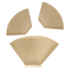 Coffee paper filter u102 100pcs brown 2