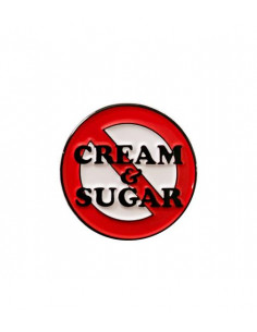 Caffiend - Cream & Sugar Pin
