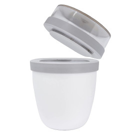 MIBRU Dual Level Food Container For Travel White 2