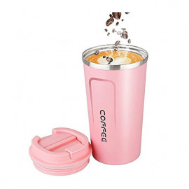 MIBRU Stainless steel portable coffee cup suitable for coffee and cappuccino 380ml 2