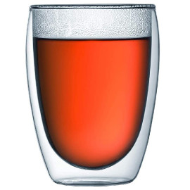 Buy Mibru Double Wall Glass Cup - 350ml in Saudi Arabia 2