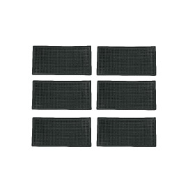 Coffee Rubber Service Mat Non Slip Set Of 6 Dish Glass Drying Flexible Coasters Leakproof Baritsa Shops Restaurant Kitchen 30x15