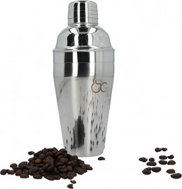 Stainless Steel Material 550ML Cocktail Shaker Polished Surface Barista Genie