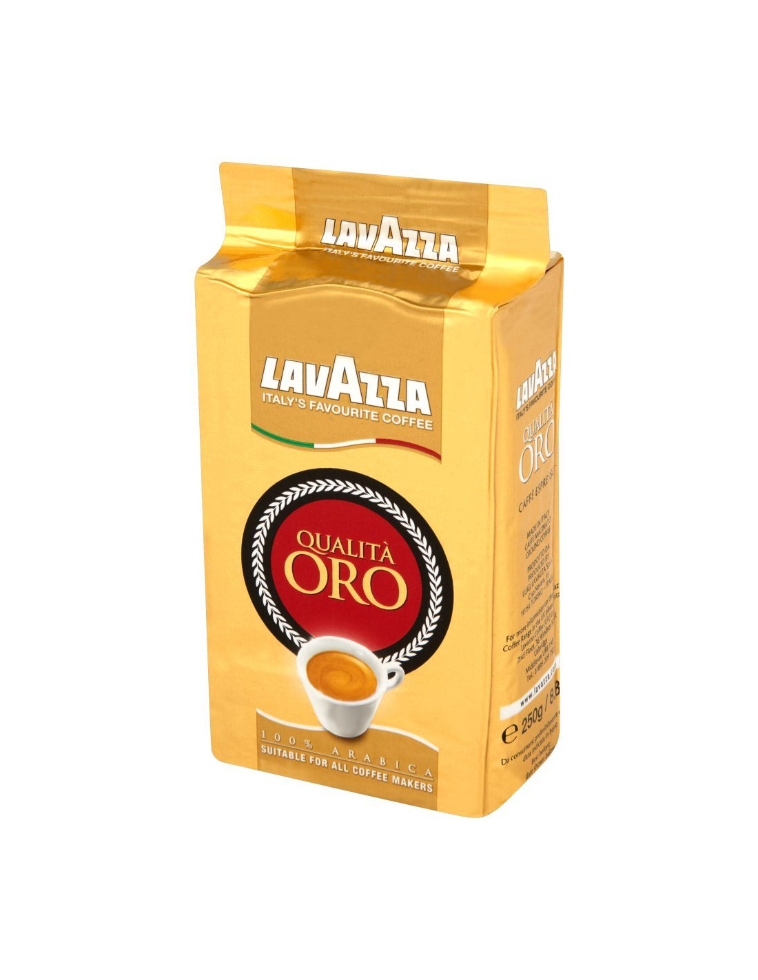 Lavazza Qualita Oro Whole Bean Coffee 250g