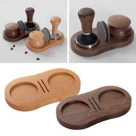 Buy Coffee espresso tools wood accessory base in Saudi Arabia 2
