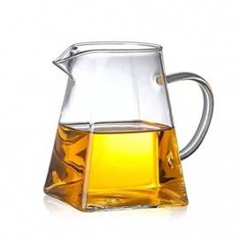 MIBRU Heat-resisting High Borosilicate Glass Tea Pitcher Tea Set Accessory Clear Glass Fair Mug Tea Divider Milk Coffee Jug Coff 2