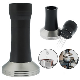 Coffee tamper with needle distributor 58mm 2 in 1