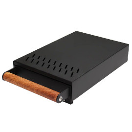 Coffee Espresso Knock box drawer wood handle