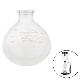 MIBRU Coffee and Tea Syphon Spare Lower Glass 3cups 300ml Syphon Maker Vacuum Coffee Maker for Brewing Coffee and Tea