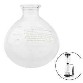 MIBRU Coffee and Tea Syphon Spare Lower Glass 5cups 500ml Syphon Maker Vacuum Coffee Maker for Brewing Coffee and Tea