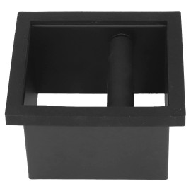 Coffee Built in knock box Grounds Box Disposal Bin Bottomless Embedded Flat Mouth Stainless Steel 2