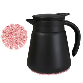 Stainless Steel Double Wall Vacuum Flask Insulated 680ml Coffee Pot Thermos Milk Tea Water Jug Kettle