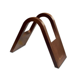 Buy Wooden Coffee Filter Paper Holder Dark Wooden in Saudi 2