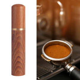 Wood Handle Natural Stainless Steel Needles Blender Kitchen Accessories Hand Stirrer Leveler Tamper Distributor Espresso Powder 2