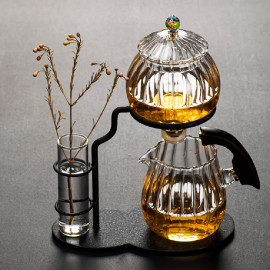 Tea herbal drink dispenser metal glass 2