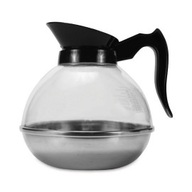 Buy Coffee american glass stainless steel base server jug 2