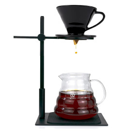 V60 Dripping Base Metal Coffee Set Of 4pcs Drip Coffee Maker