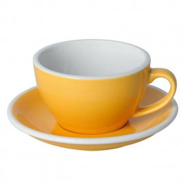 LOVERAMICS Egg Cappuccino Cup 250ml Yellow