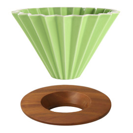Buy Mibru Ceramic Coffee Zigzag Dripper - Green in Saudi