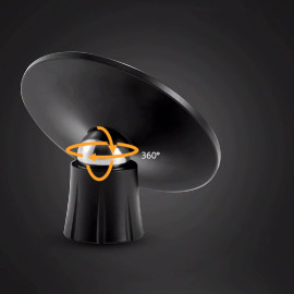 Coffee flow scope freestyle  black convex mirror 2