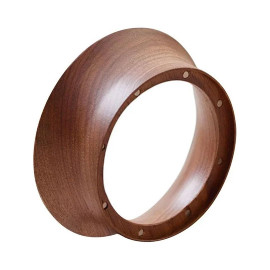 Coffee Dosing Ring Funnel Magnetic Compatible with 58mm E61 and Nova machines made of walnut wood 2