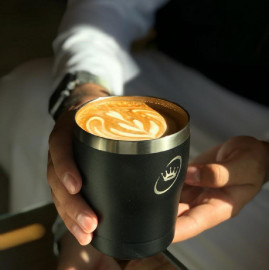 Crown cup black 10oz 2