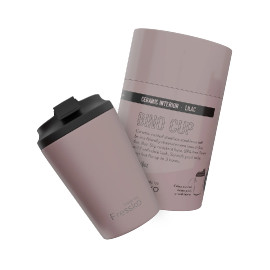 Lilac Ceramic Interior Reusable Cup 8oz - Fressko
