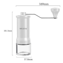 Coffee grinder mibru white 2