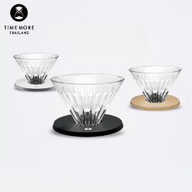 TIMEMORE Crystal Eye Dripper Metal Holder Size 02 - white 2